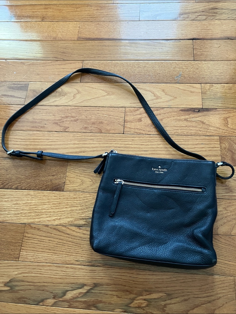 Kate Spade Black Leather Crossbody Bag